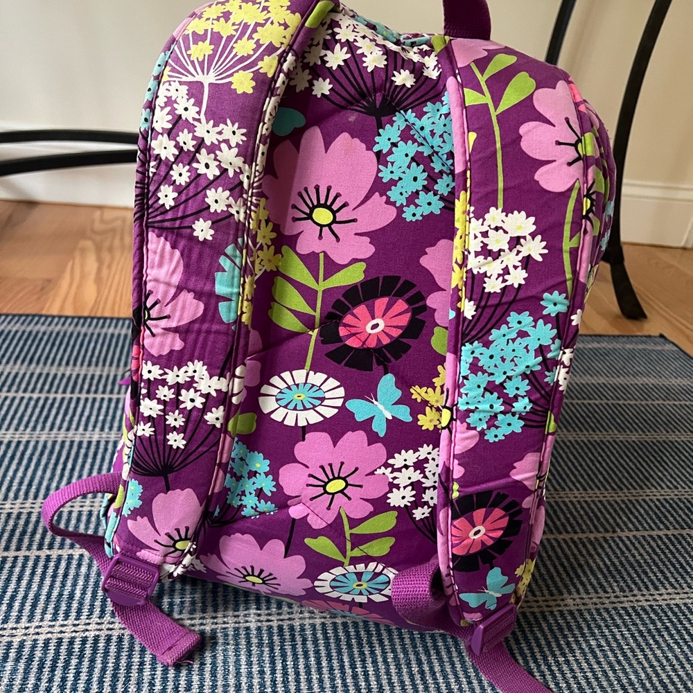 Vera Bradley Purple Floral Kids Backpack